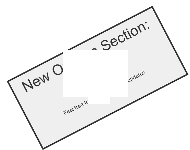 New Opinion Section:
click here 

Feel free to register here for updates.
